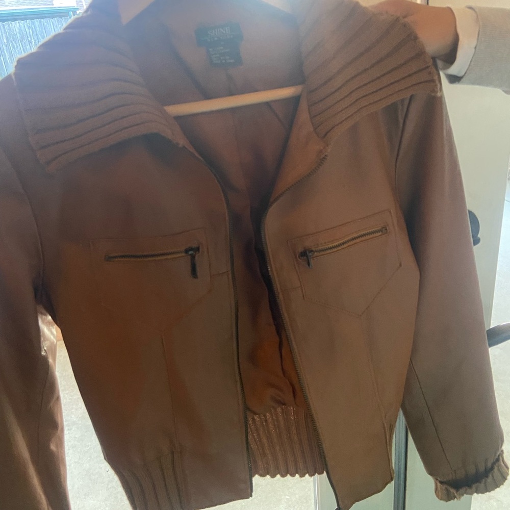 Shine New York leather jacket